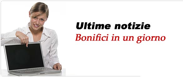 bonifici in un giorno